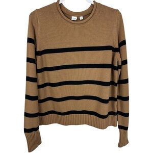 Gap Striped Roll Neck Women's Sweater L